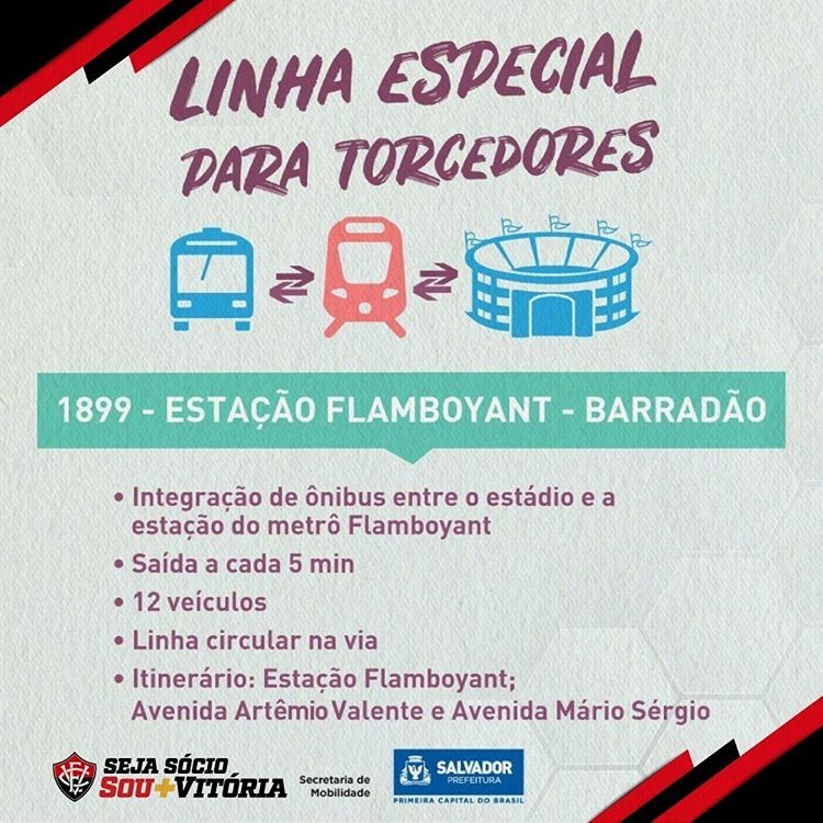 Barradao informa Torcedor Vitória