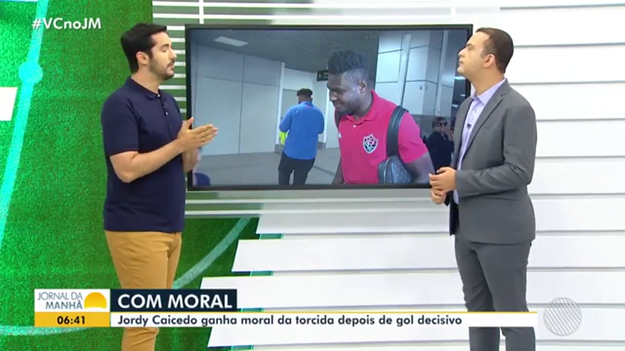 Jordy Caicedo ganha moral