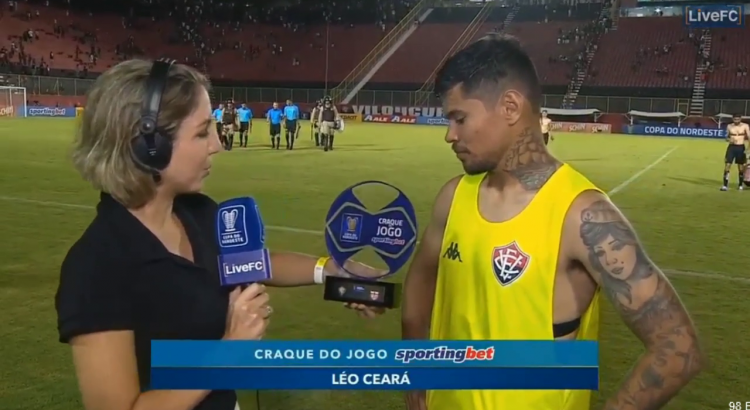 Léo Ceará falou após o jogo