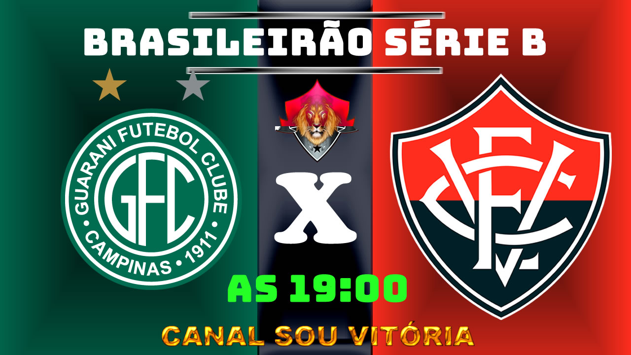 Assistir Guarani x Vitória ao vivo Brasileirão Série B 2021